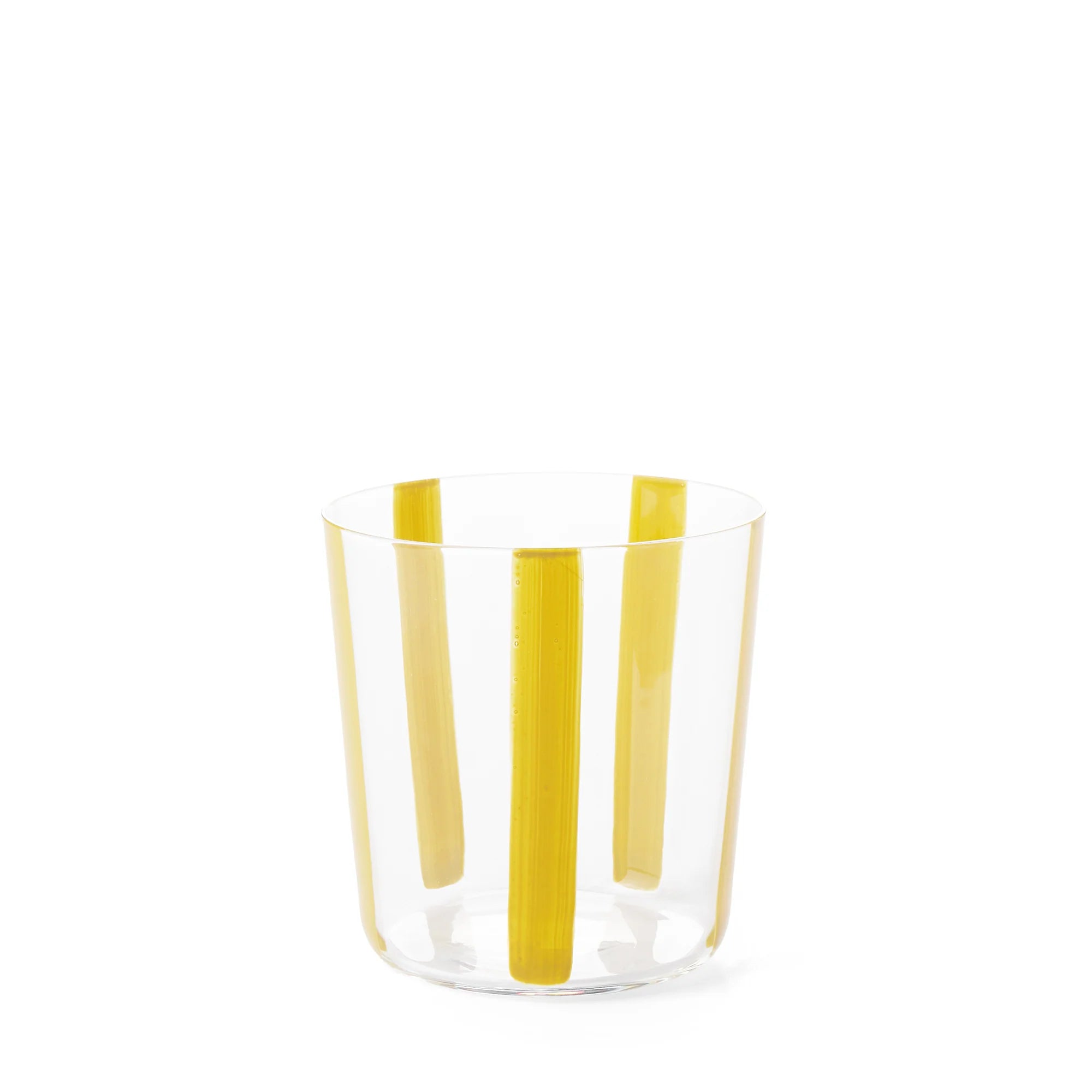 Nova Stripe Low Glass Tumbler Set of 4 by The Conran Shop - Lifestory