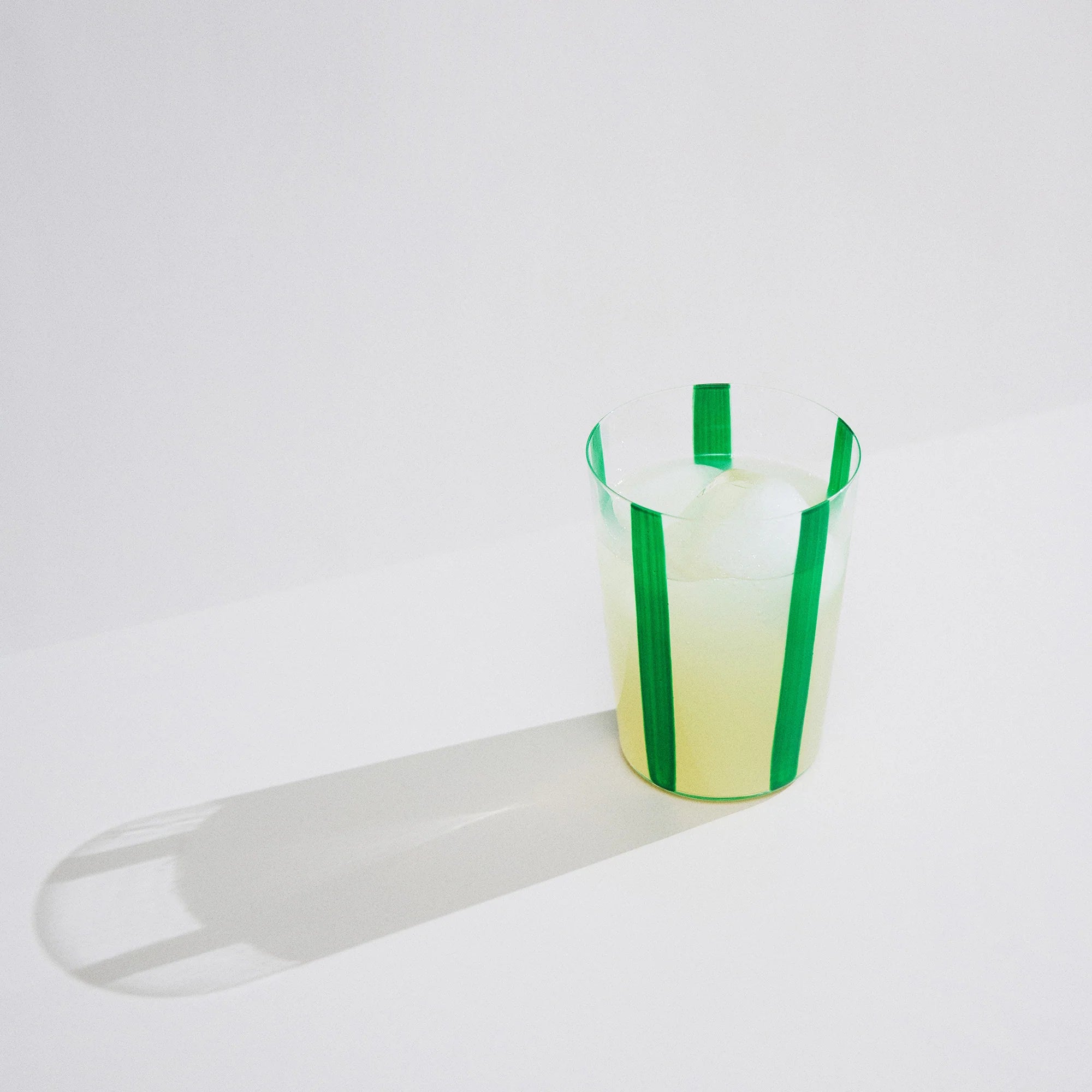 Nova Stripe Tall Glass Tumbler Set of 4 by The Conran Shop - Lifestory