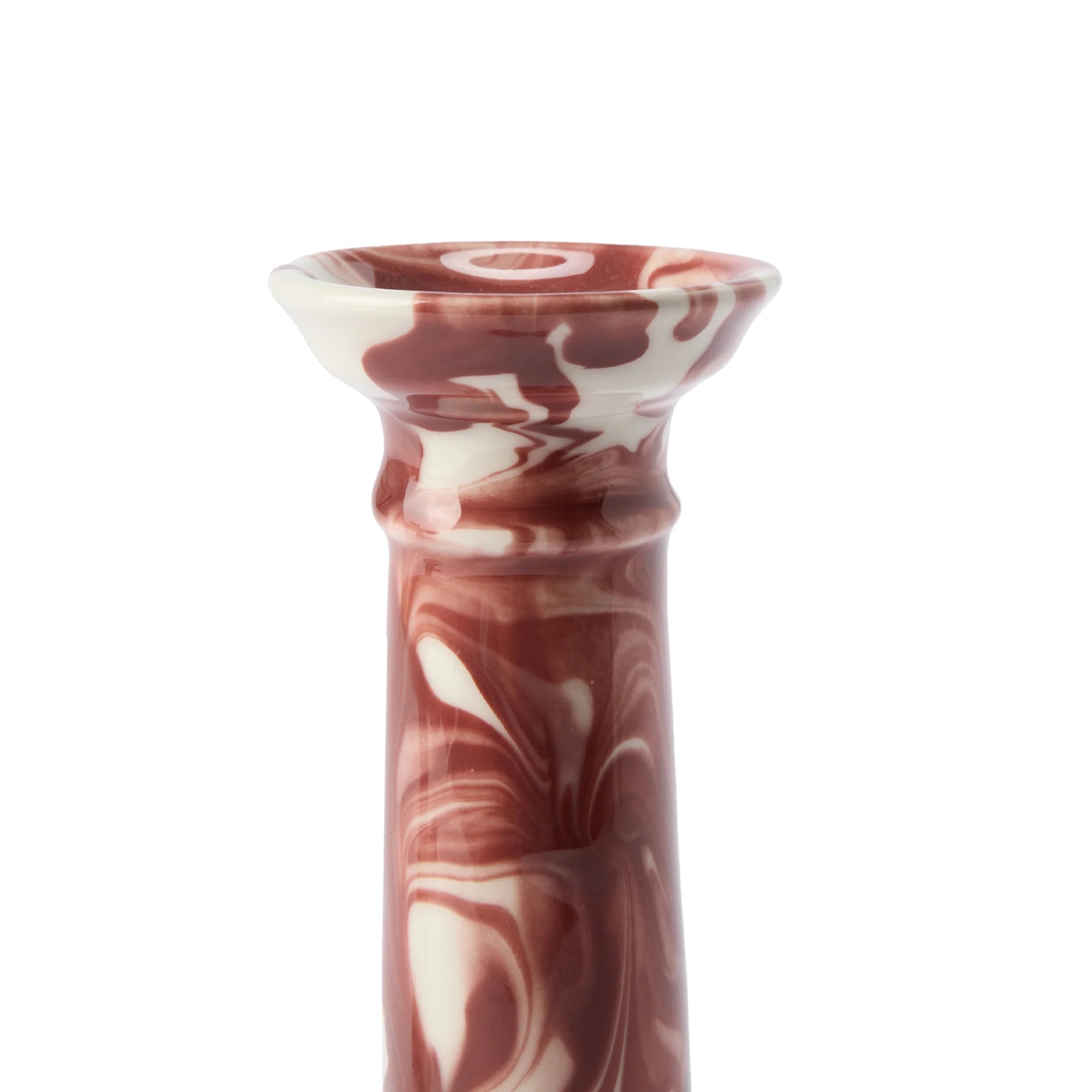 Wardour Candle Holder in Marbled Earthenware by The Conran Shop