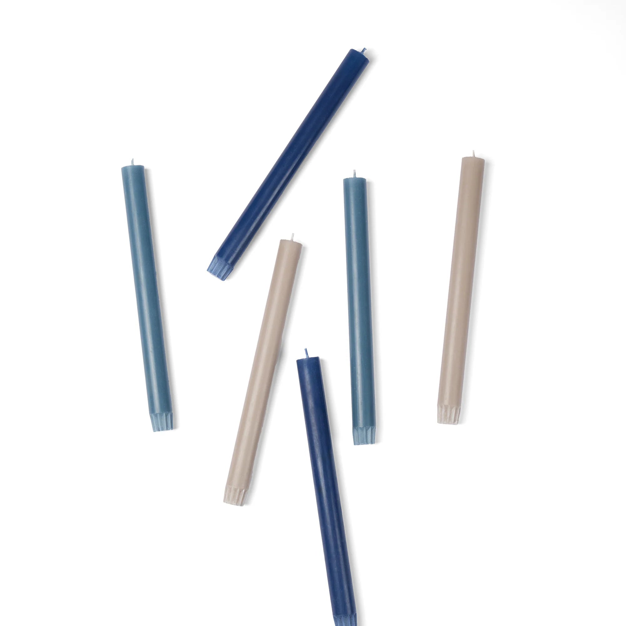 Wick Candle Set of 6 in Various Colourways by The Conran Shop