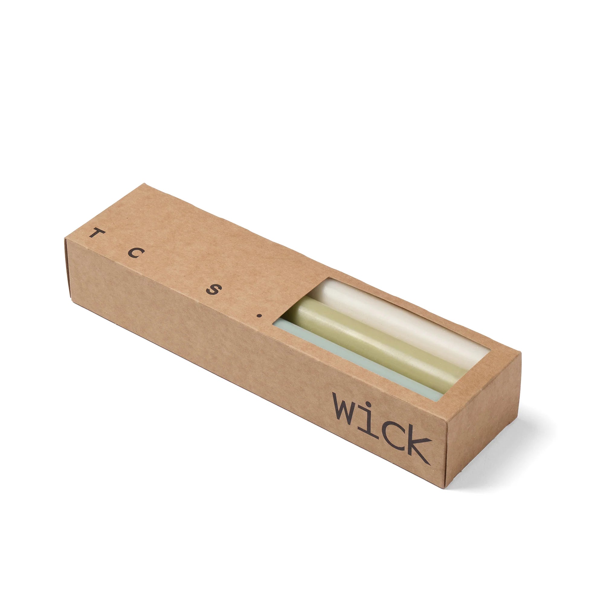 Wick Candle Set of 6 in Various Colourways by The Conran Shop