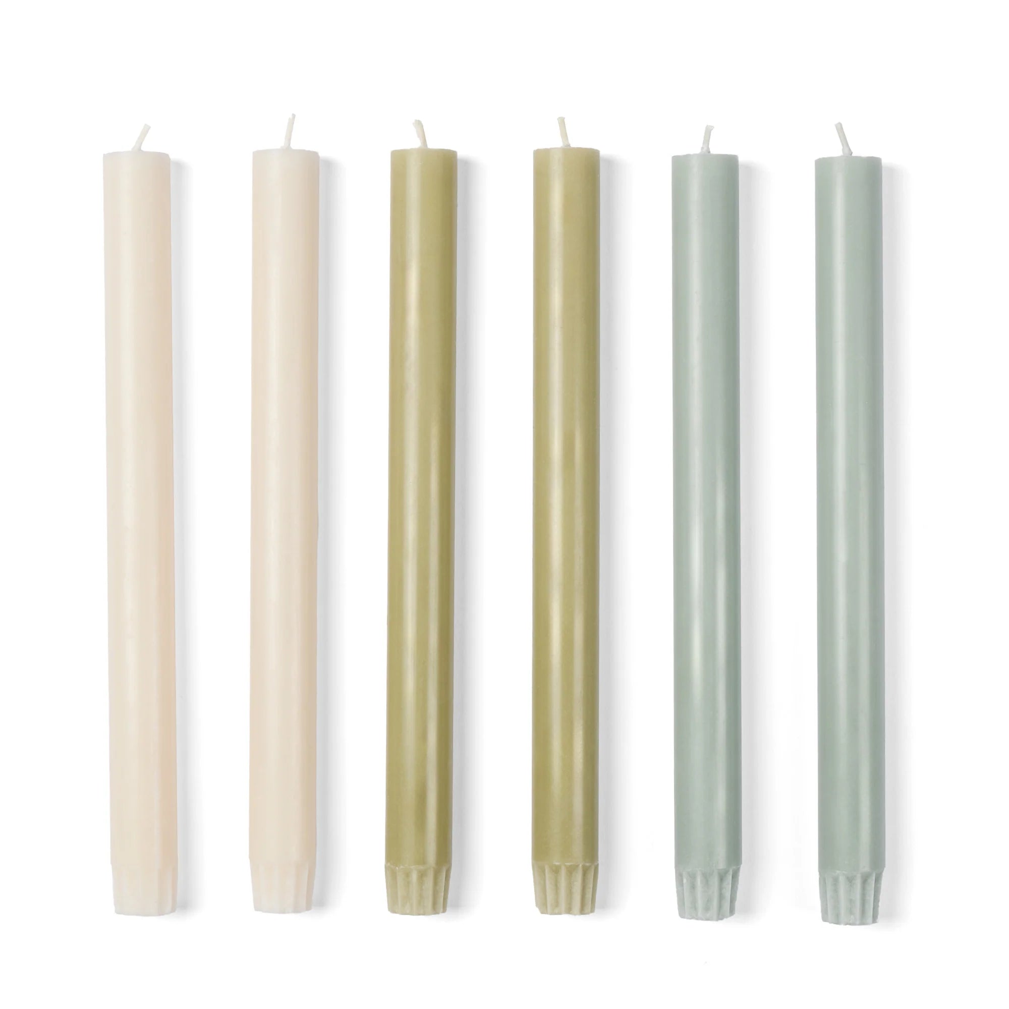 Wick Candle Set of 6 in Various Colourways by The Conran Shop