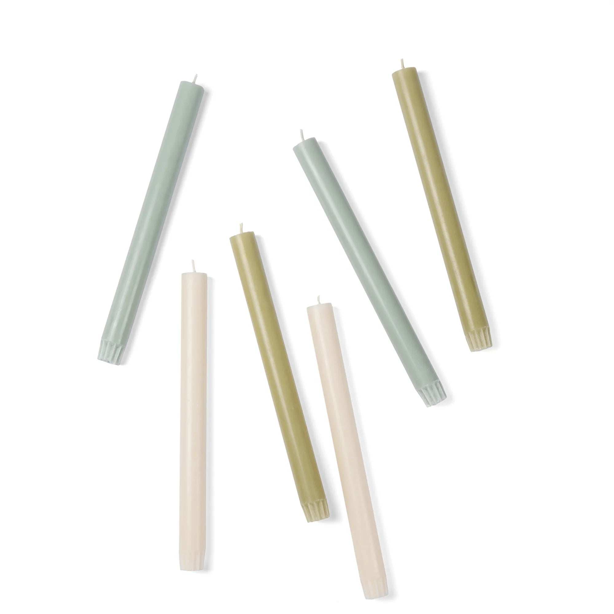 Wick Candle Set of 6 in Various Colourways by The Conran Shop