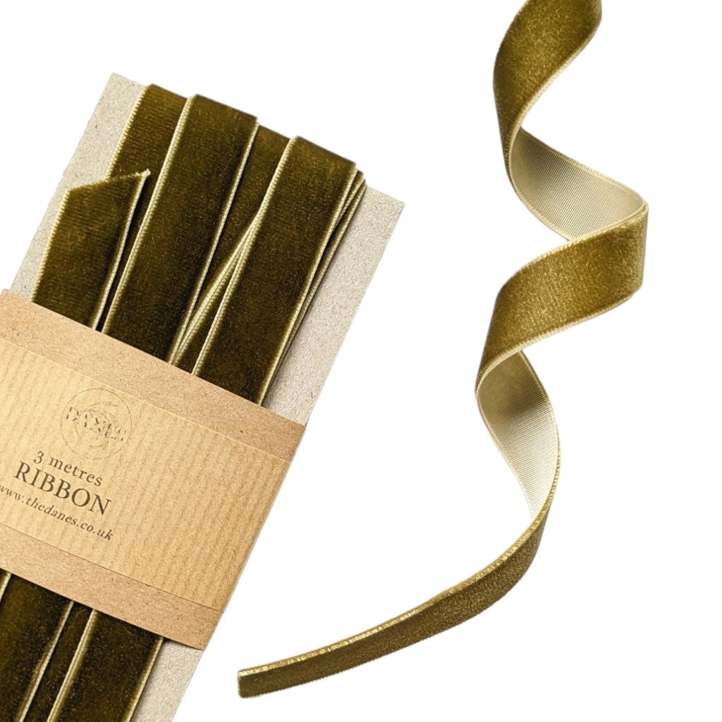 Luxury Velvet Ribbon (3m x 16mm) in Various Colours - Lifestory