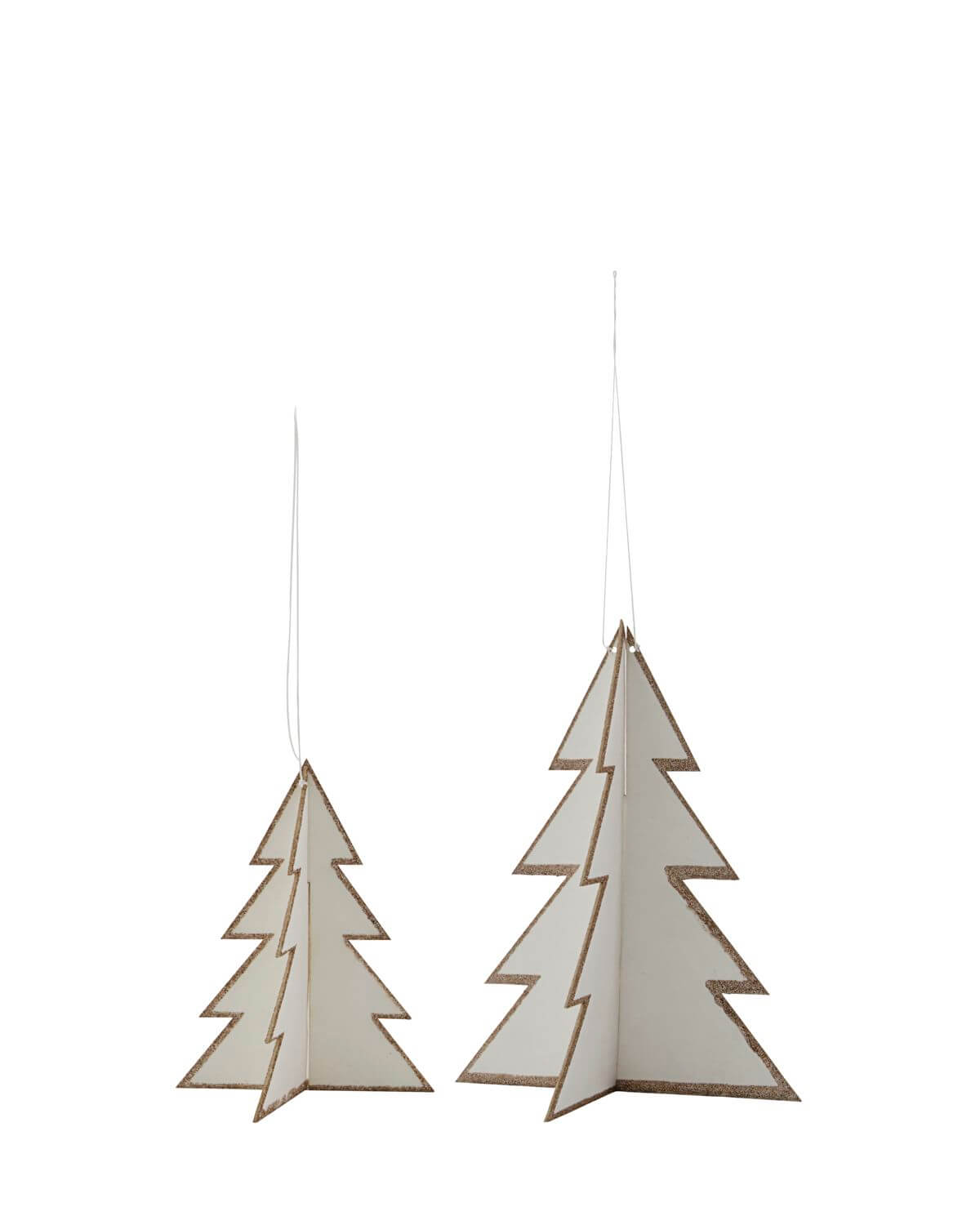 Threed Ornaments - Set of 2 | Paper | by House Doctor - Lifestory