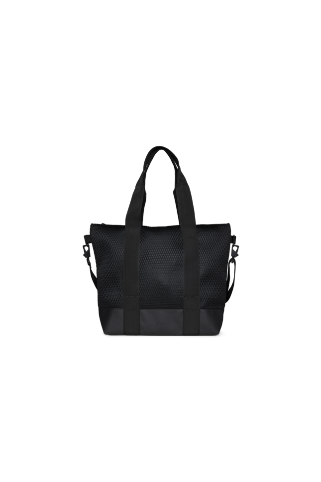 Tote Bag Mesh Mini | Black | Waterproof | by Rains - Lifestory - Rains