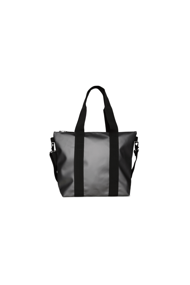 Tote Bag Mini | Metallic Grey | Waterproof | by Rains - Lifestory - Rains