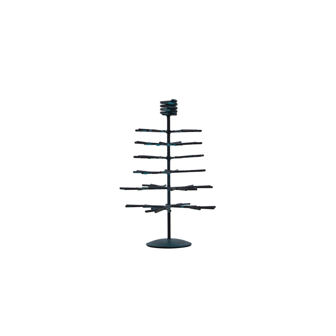 House Doctor 'Tree' Candle Holder Set of 2 in Antique Copper - small tree product image on white background