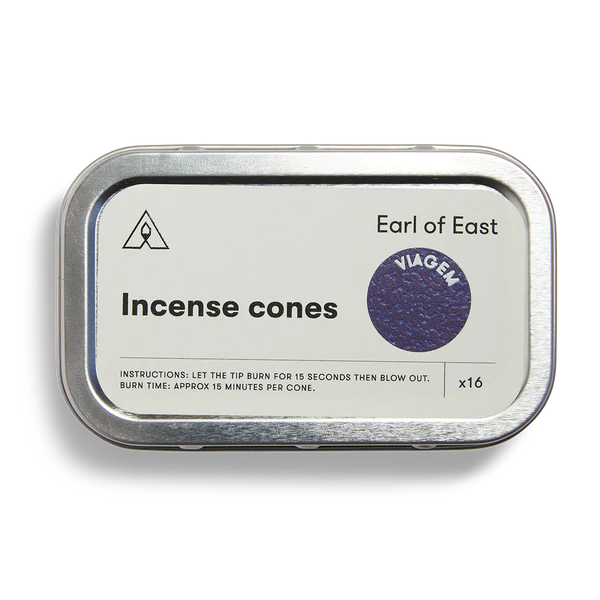 Viagem incense cone tin from Earl of East