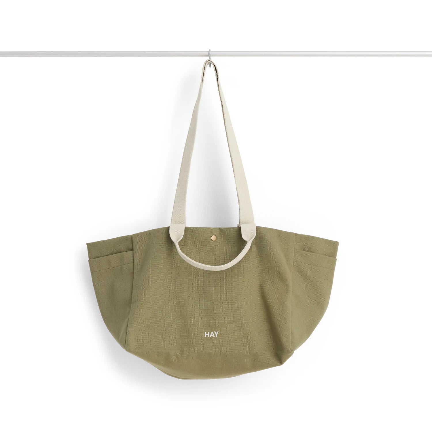 HAY Organic Cotton Small Weekend Bag in Olive | Lifestory