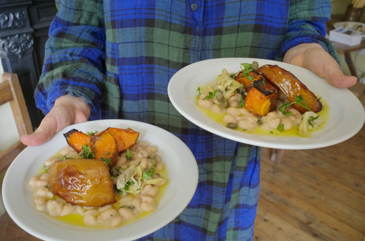 Weekend Recipes by Jess Elliott Dennison pumpkin and bean recipe