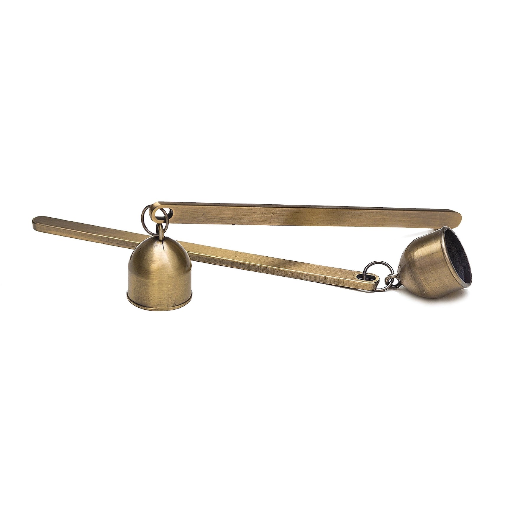 Bell Candle Snuffer in Antique Brass by Wickman