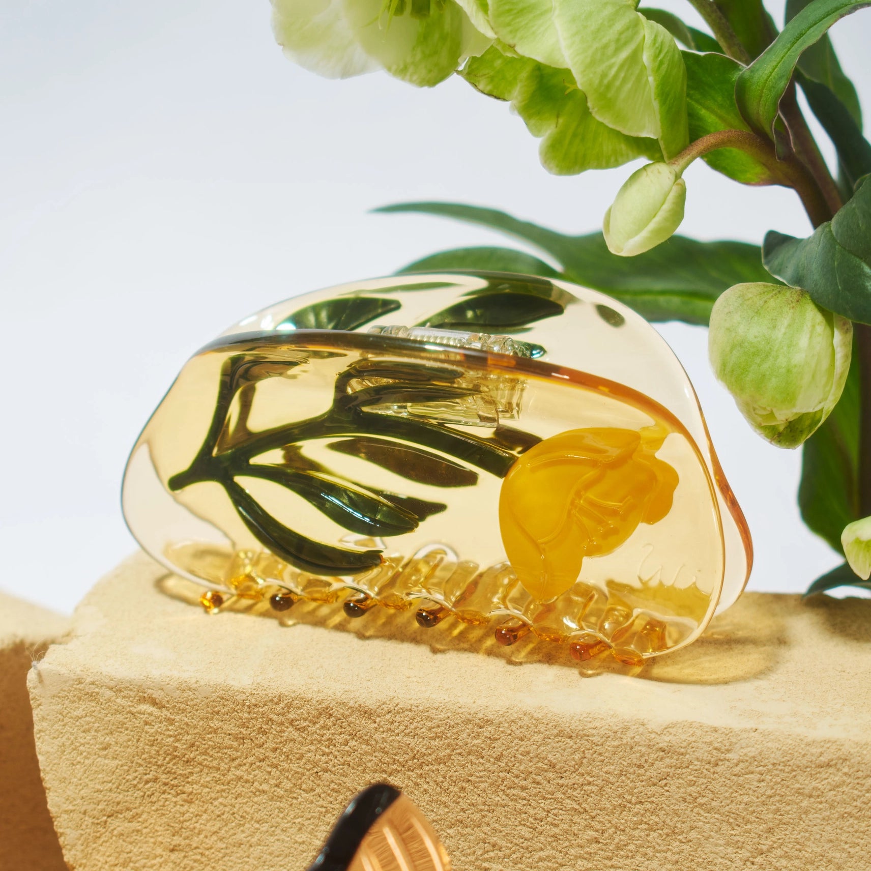 Winona Irene Buttercup Wild Flower Acetate Hair Claw