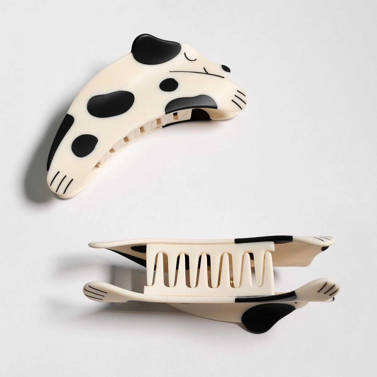 Winona Irene Puppy Dog Acetate Hair Claw in Various Colours