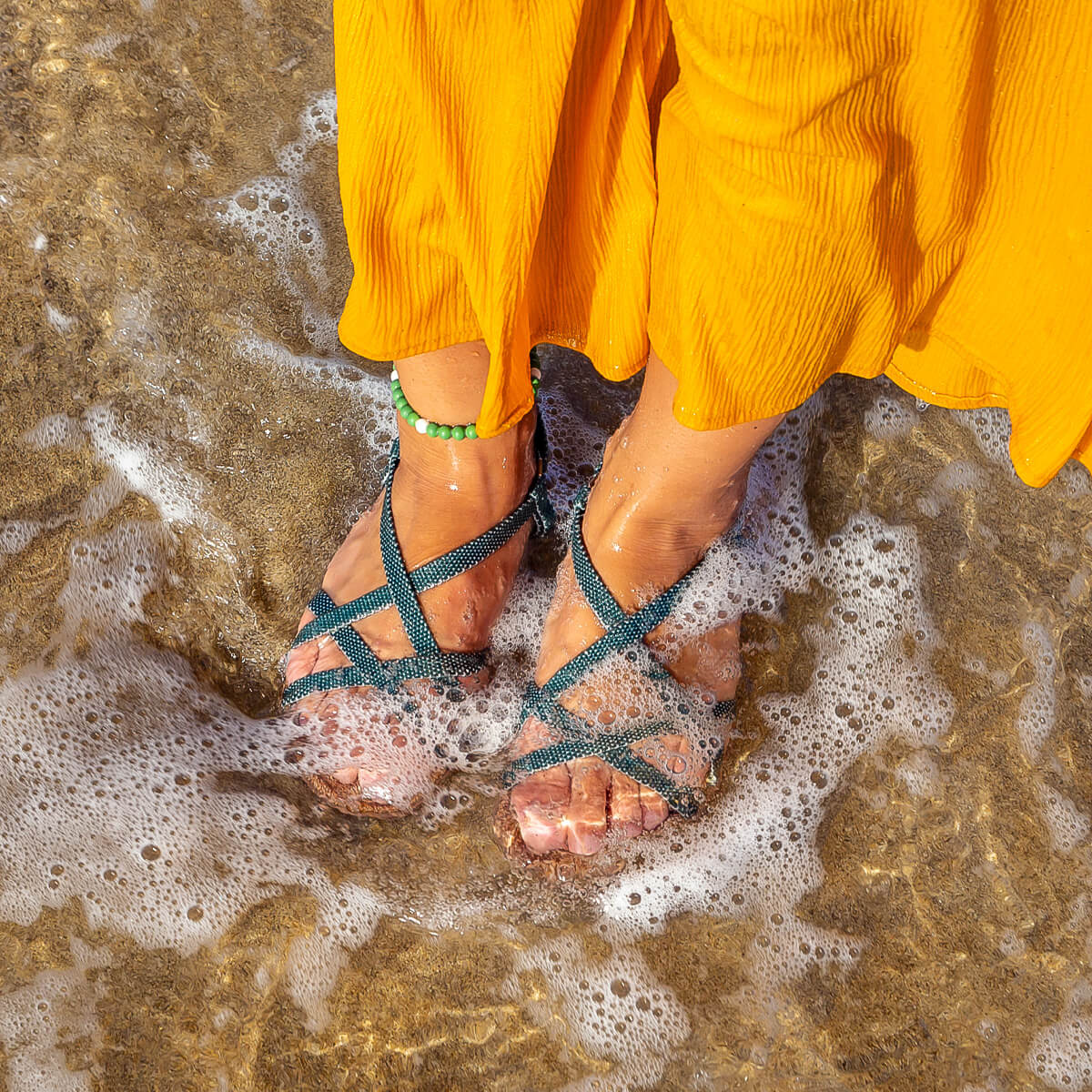 Danish Sandals - Womens #2 | Soft Sage | Light Breathable Washable | by Shangies - Lifestory - Shangies by Stilov