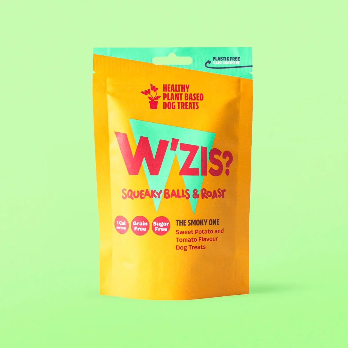 W'zis Plant Based Dog Treat Pouch - 2 Flavours