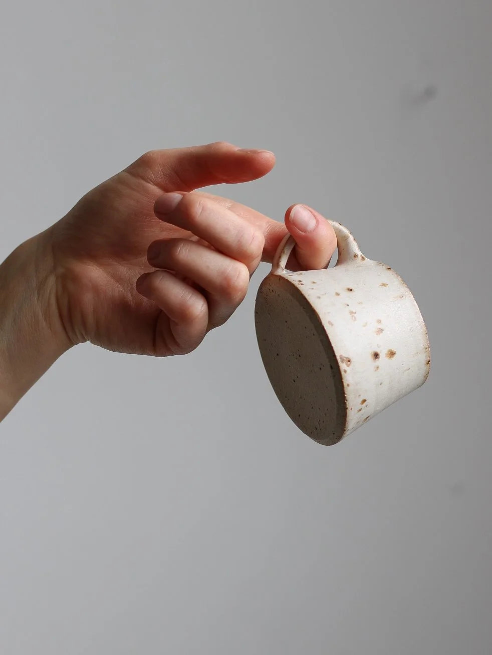 Espresso Cup - 150ml | Speckled Ivory | Hand Thrown | by Aku Ceramics - Lifestory