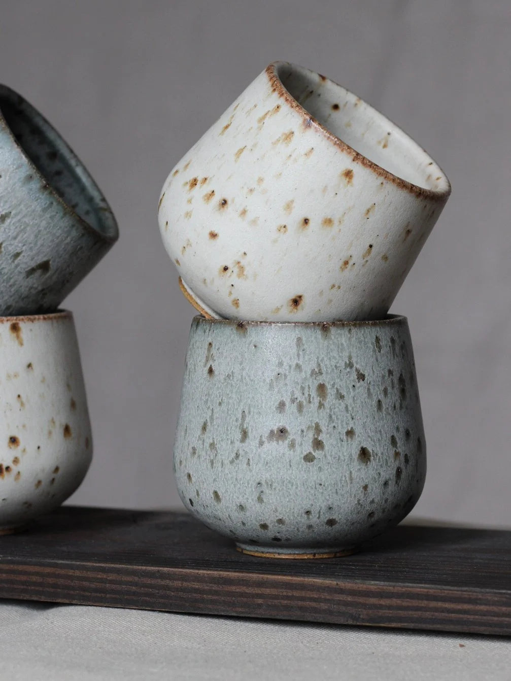 Large Cup - 250ml | Speckled Haar | Hand Thrown | by Aku Ceramics - Lifestory