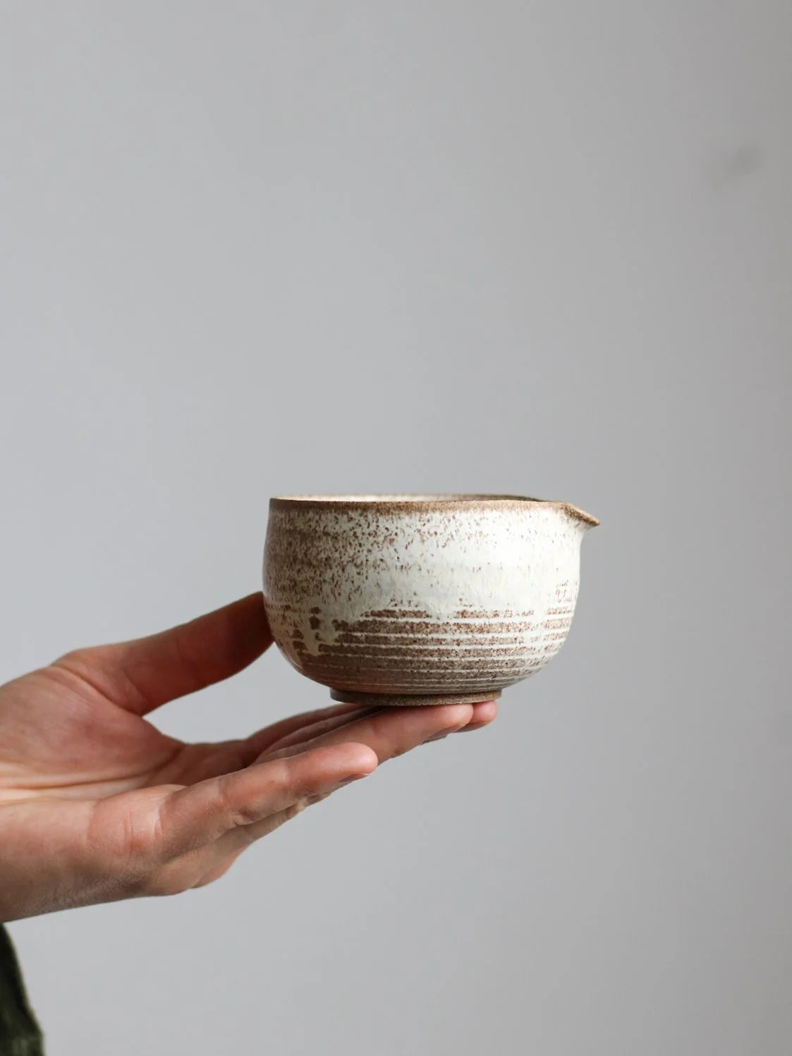 Small Pourer | Textured Dune Glaze | Hand Thrown Stoneware | by Aku Ceramics - Lifestory