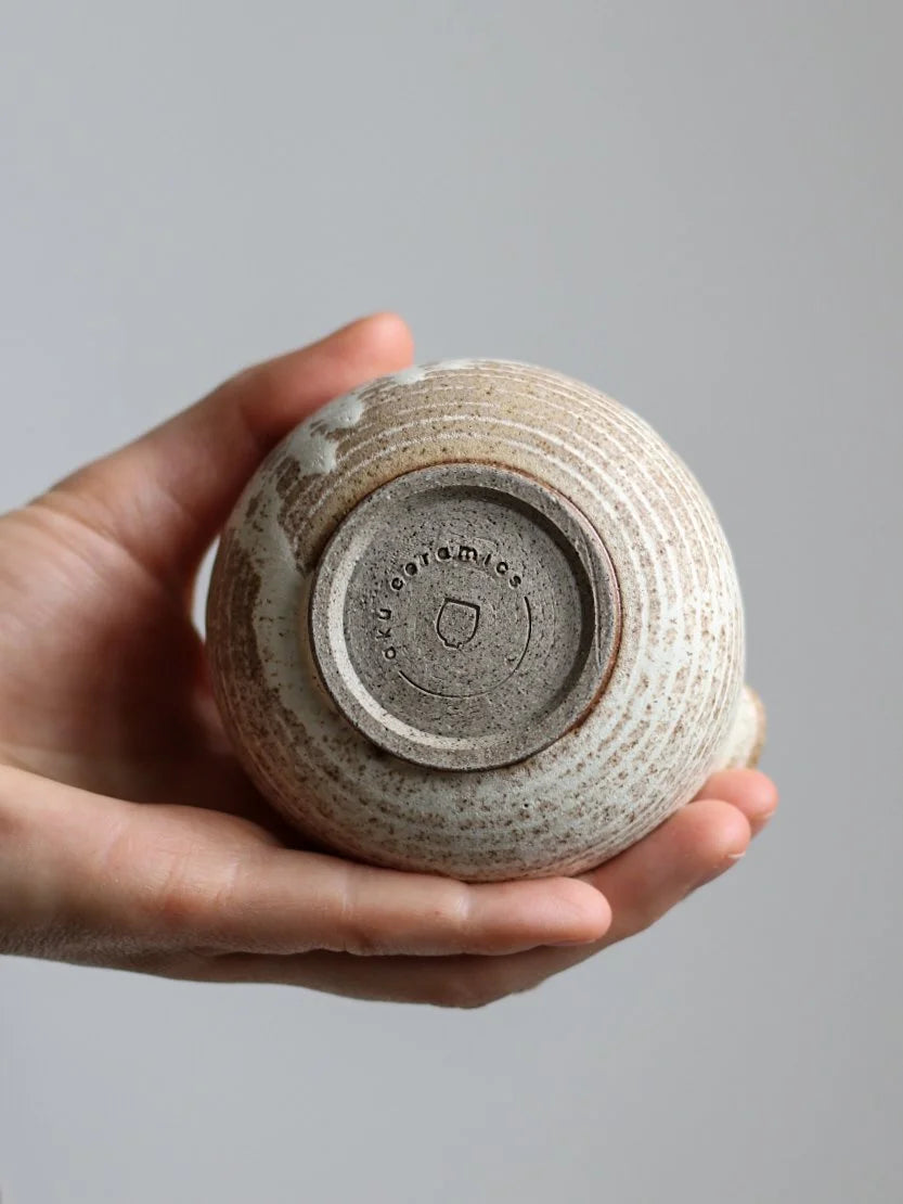 Small Pourer | Textured Dune Glaze | Hand Thrown Stoneware | by Aku Ceramics - Lifestory
