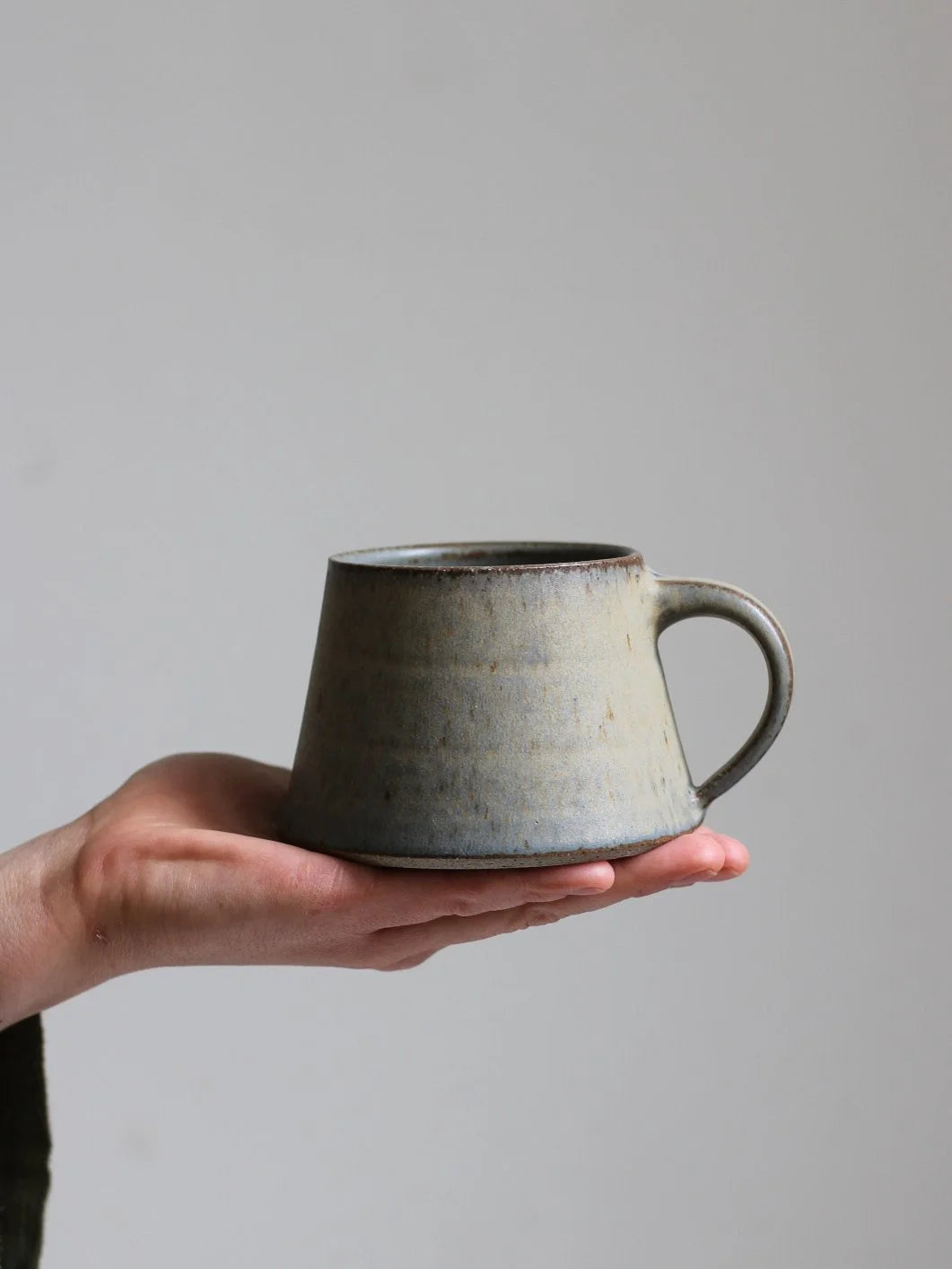 Short Mug in Loch Glaze | 320ml | Hand Thrown | by Aku Ceramics
