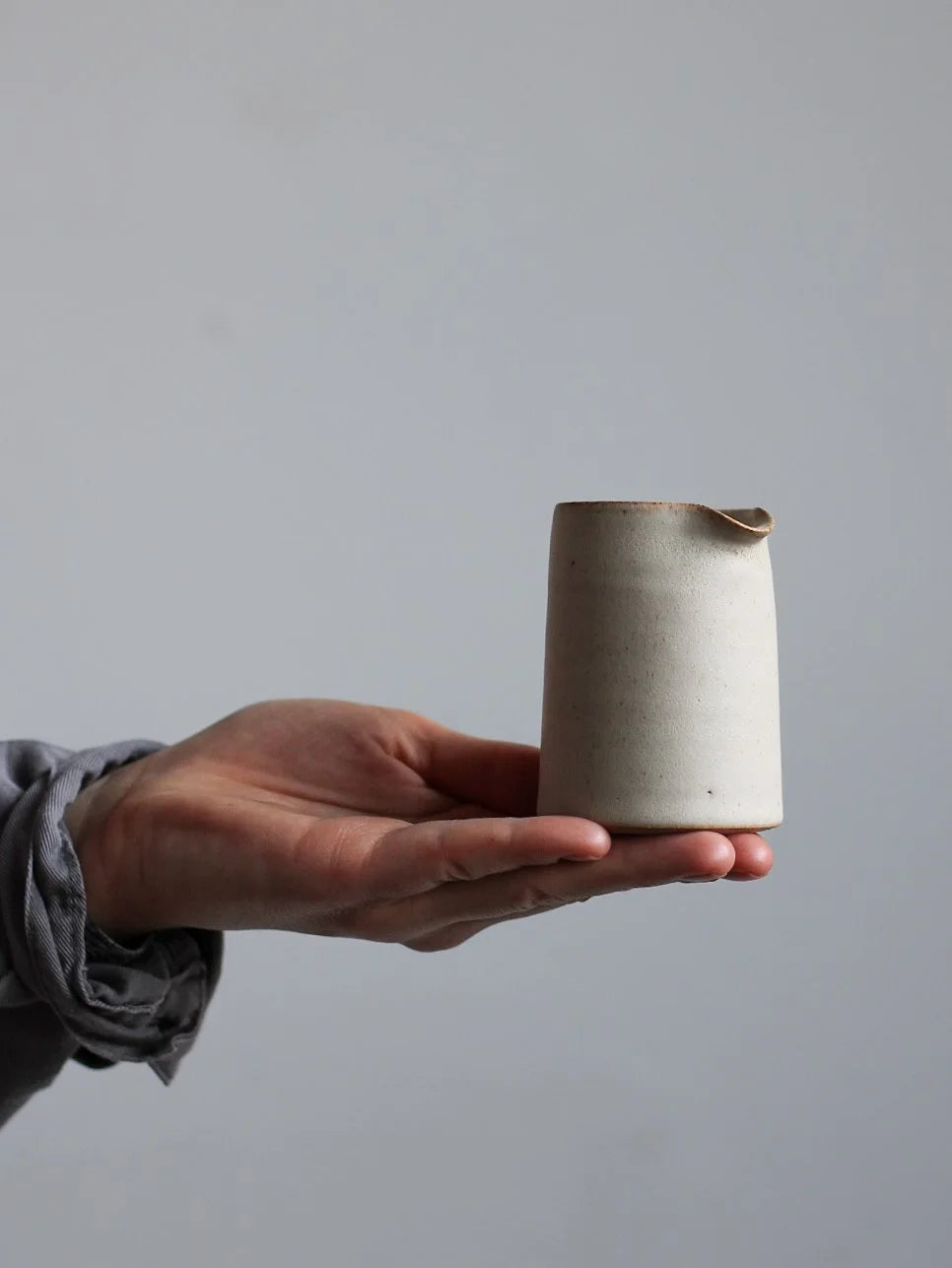 Small Jug | Ivory | Hand Thrown Stoneware | by Aku Ceramics - Lifestory