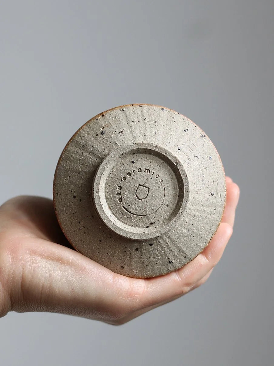 Yunomi Cup in Speckled Ivory Glaze | 250ml | Hand Thrown | by Aku Ceramics - Lifestory