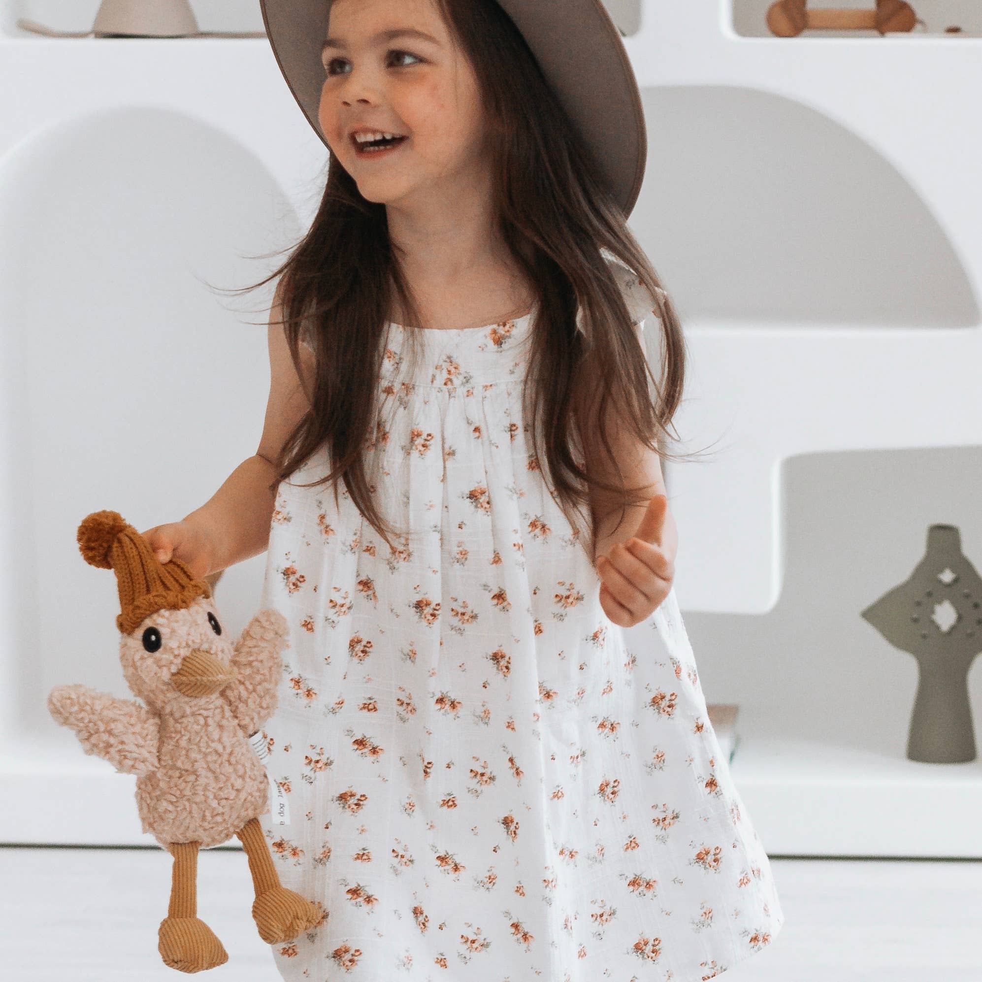 Petunia Duck by and the little dog laughed