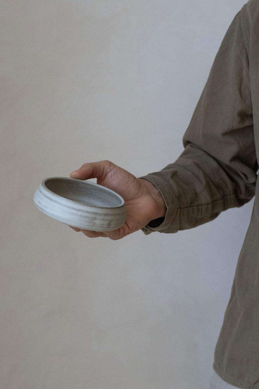 Curved Side Bowl | Cloud White | by Borja Moronta