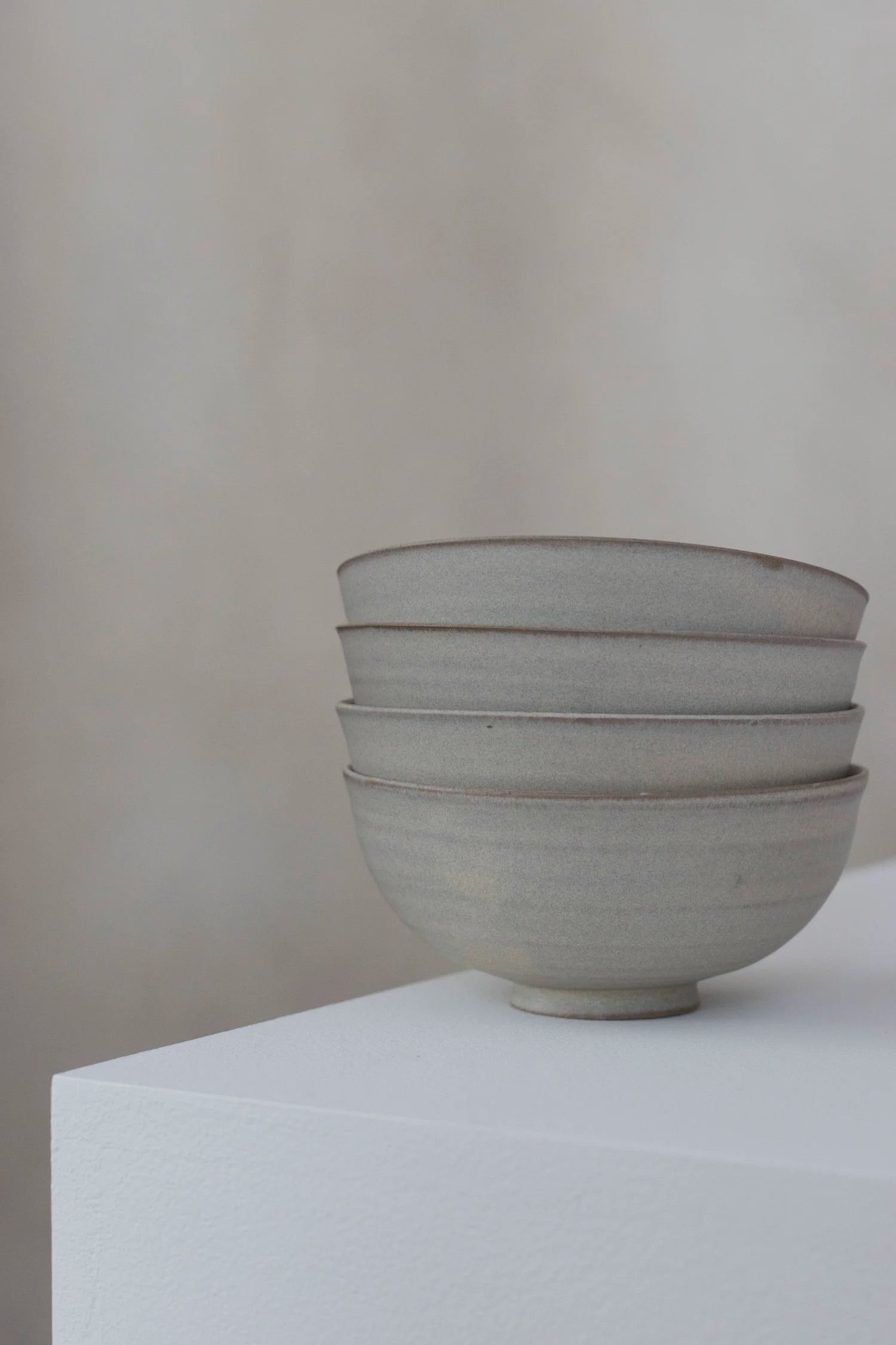 Small Footed Bowl | Cloud White | by Borja Moronta