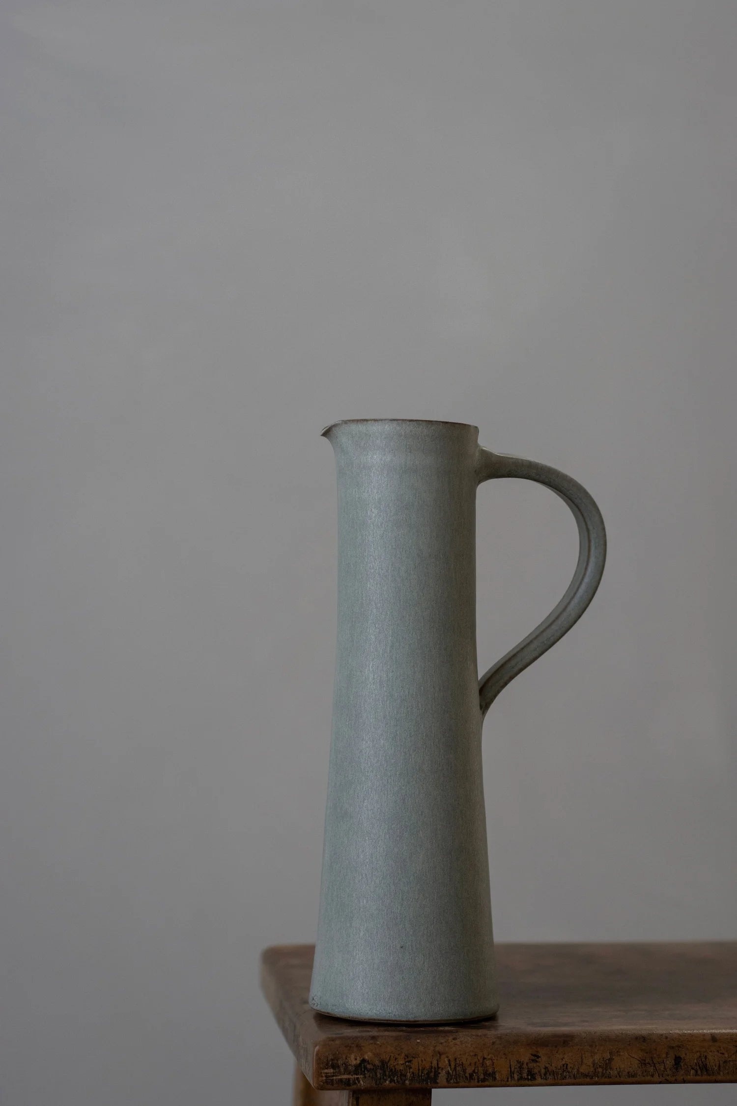 Tall Handled Jug | Mist Blue | by Borja Moronta