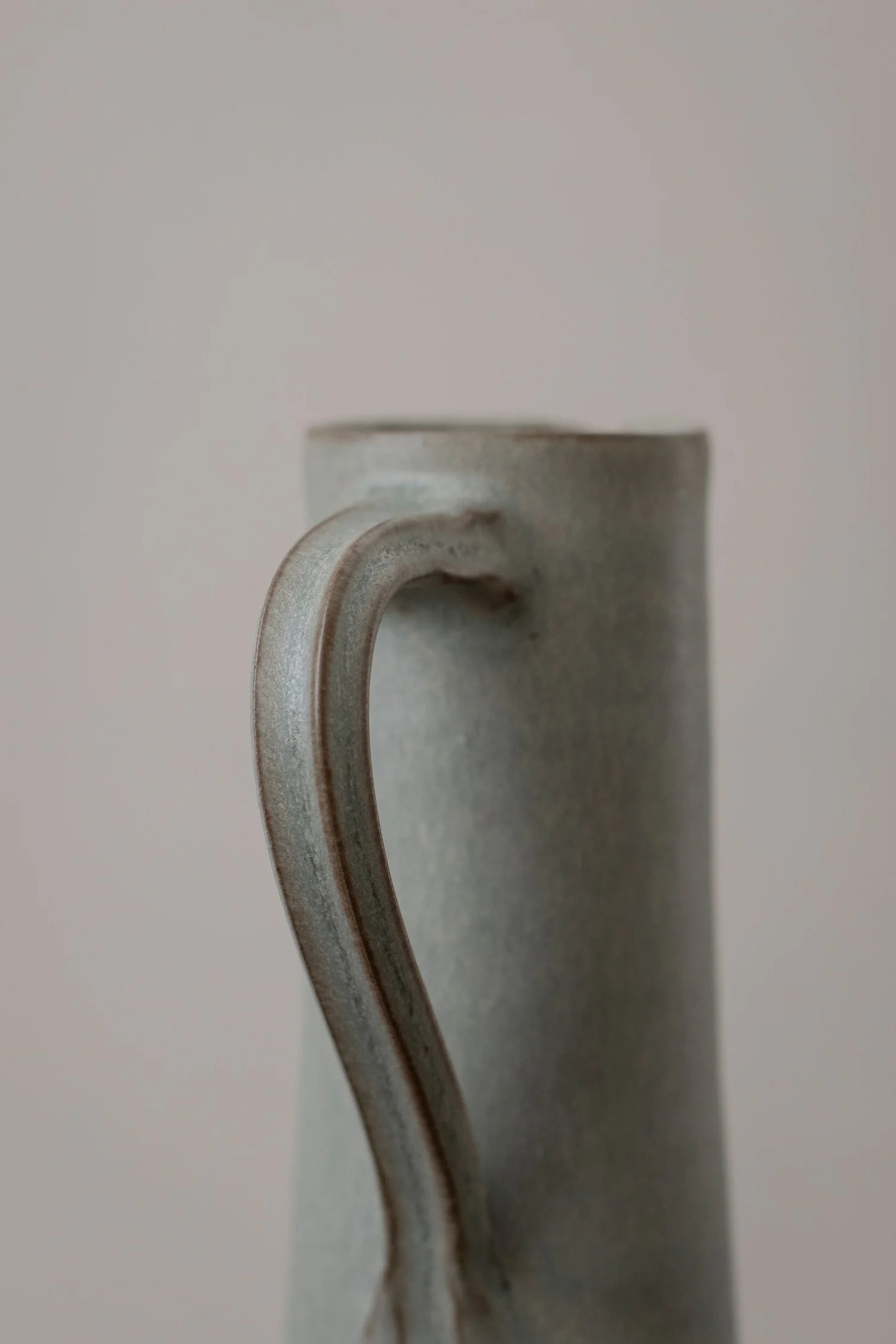 Tall Handled Jug | Mist Blue | by Borja Moronta