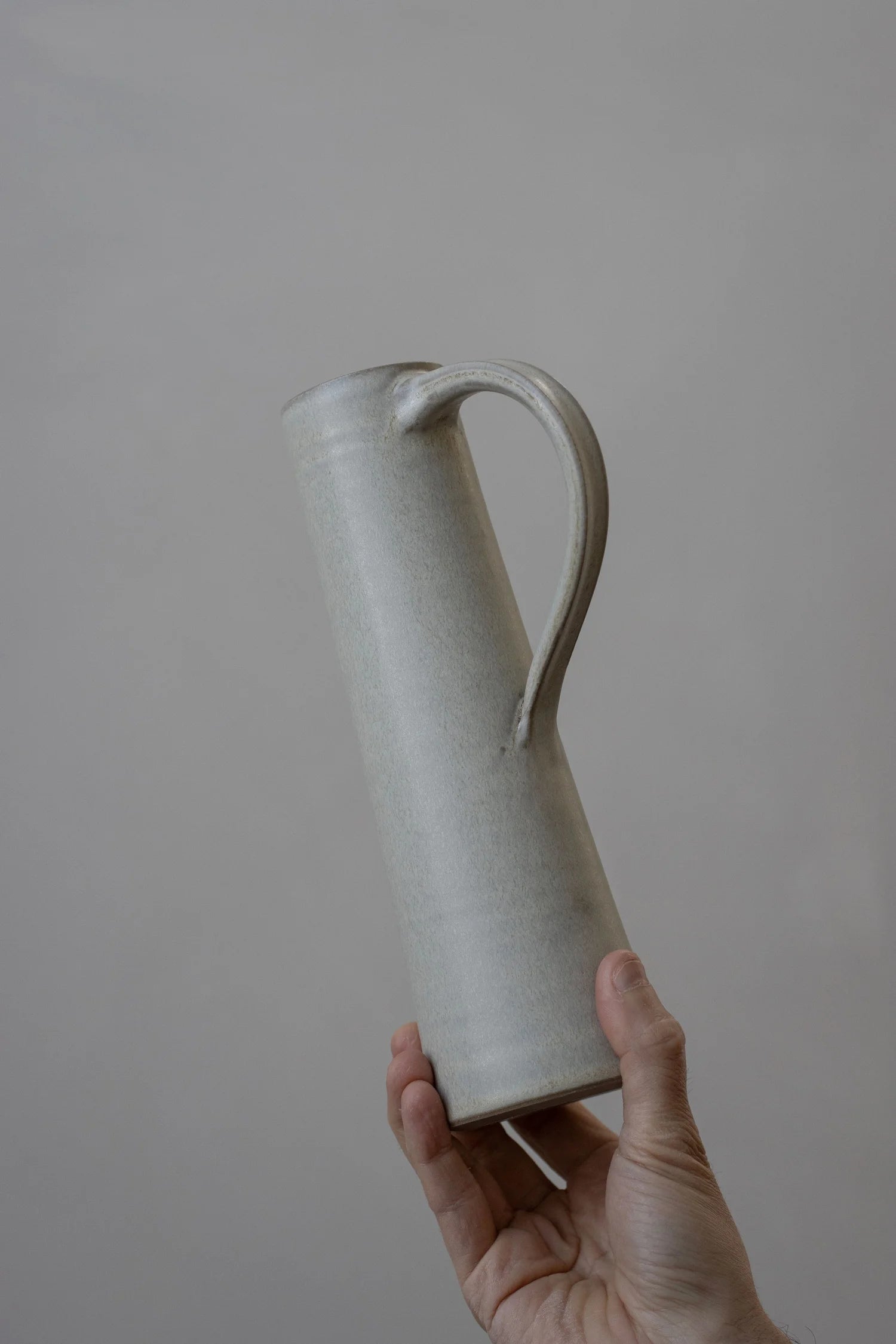 Tall Handled Jug | Moss Green | by Borja Moronta
