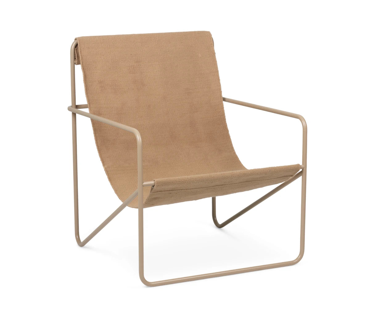 Desert Lounge Chair | Cashmere Frame + Sand Fabric | by ferm Living - Lifestory