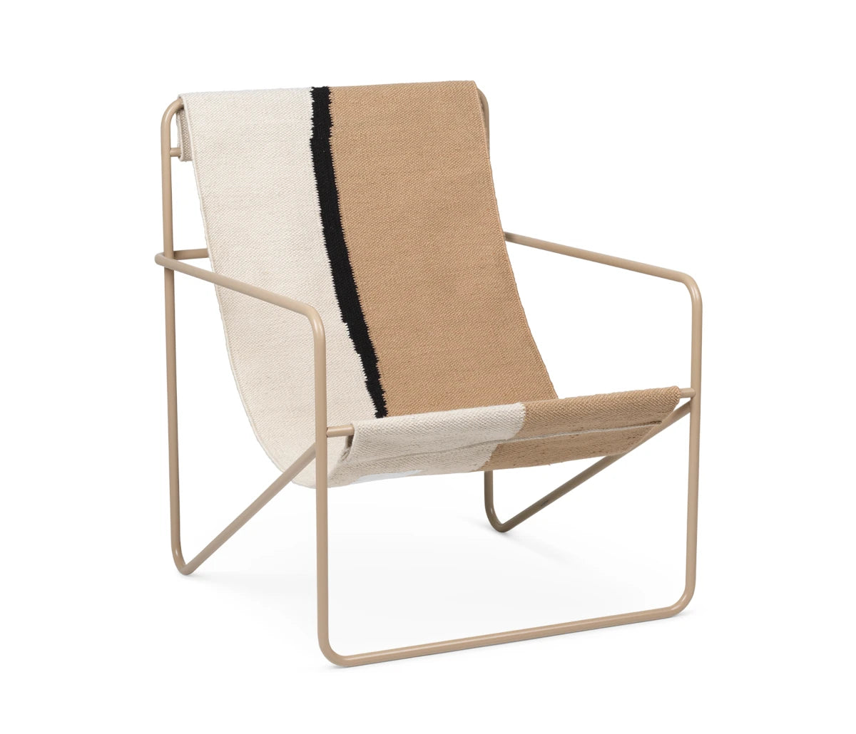 Desert Lounge Chair | Cashmere Frame + Soil Fabric | by ferm Living - Lifestory