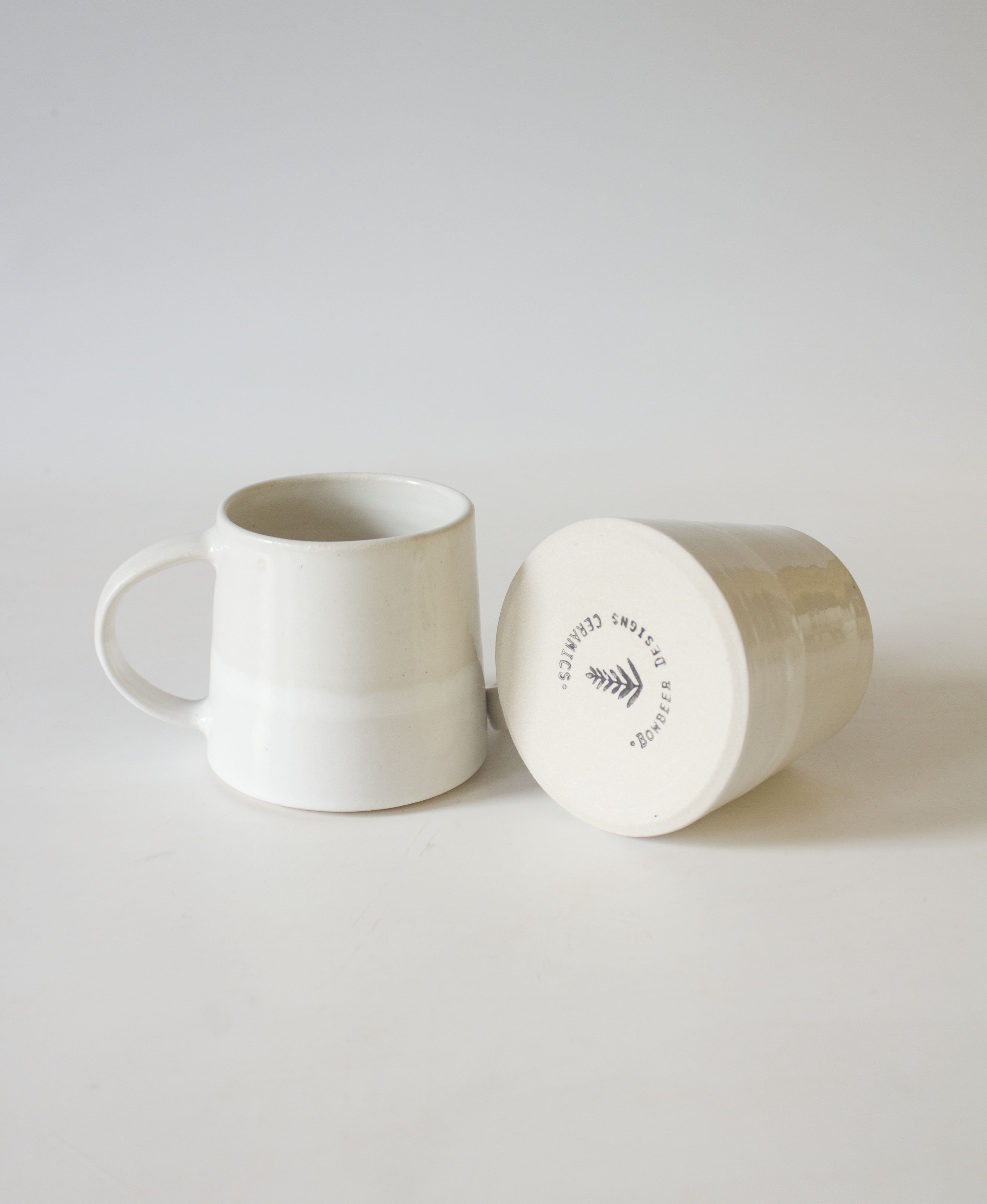 Mug | Mist White | Handmade Ceramic | by Bowbeer Designs - Lifestory