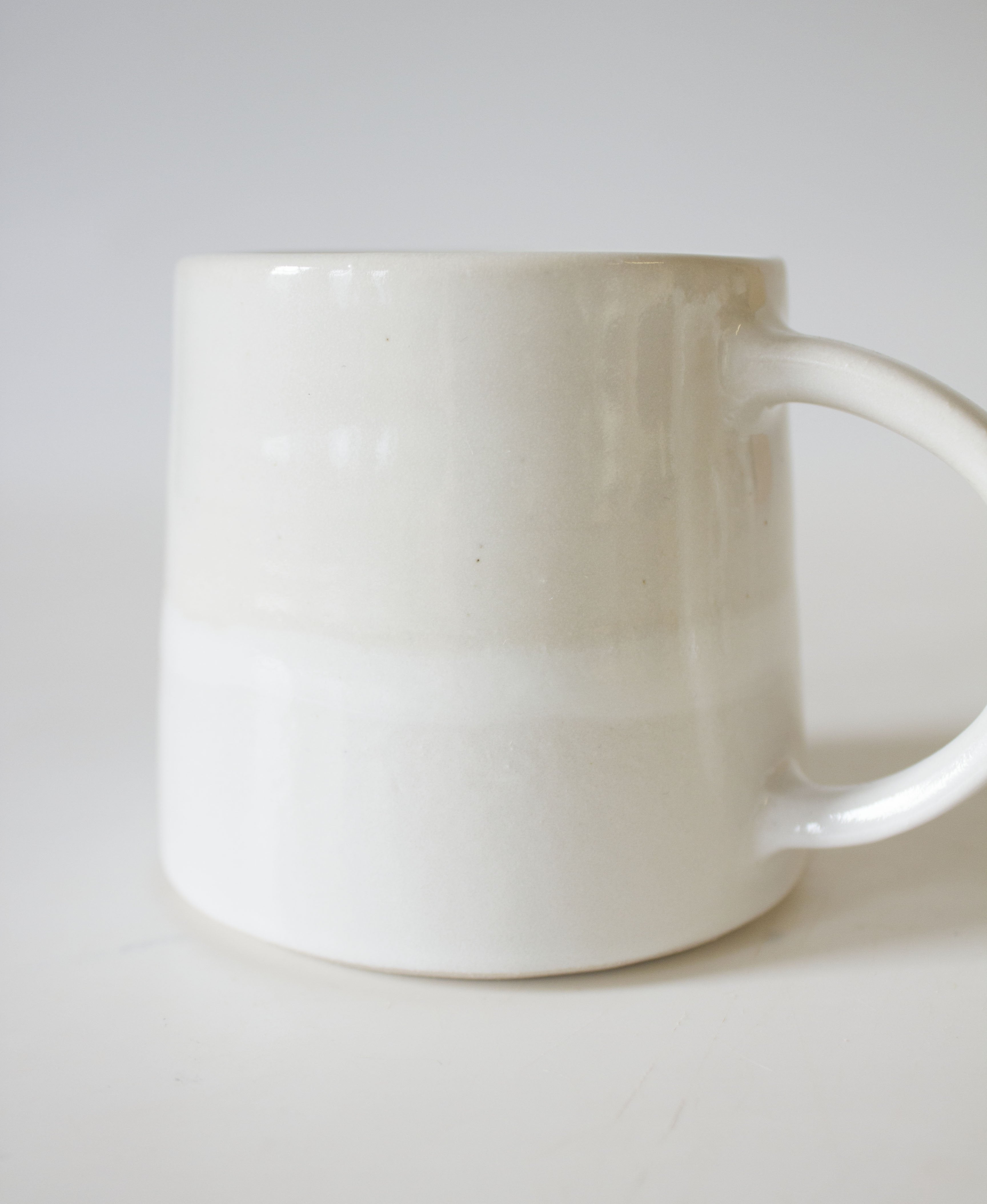 Mug | Mist White | Handmade Ceramic | by Bowbeer Designs - Lifestory