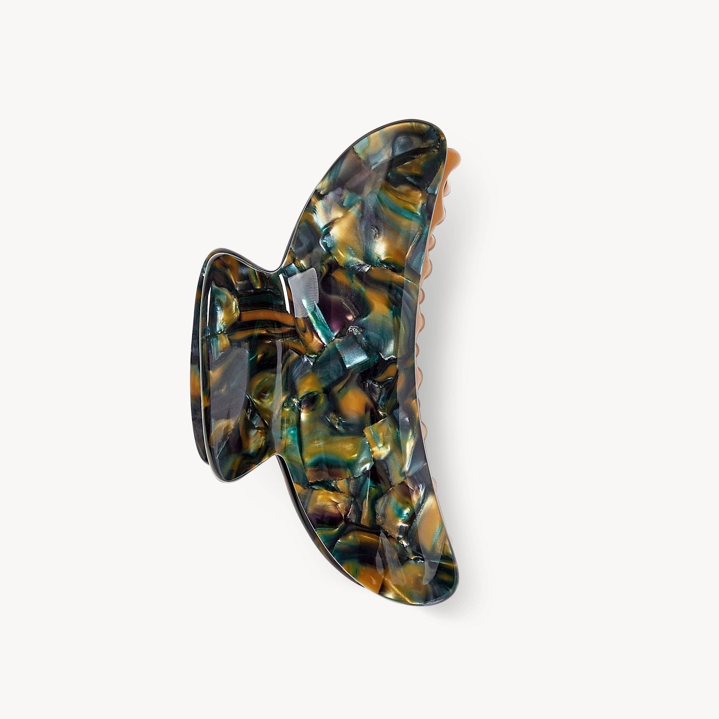 MACHETE Grande Heirloom Claw in Green Tortoise Acetate - Lifestory