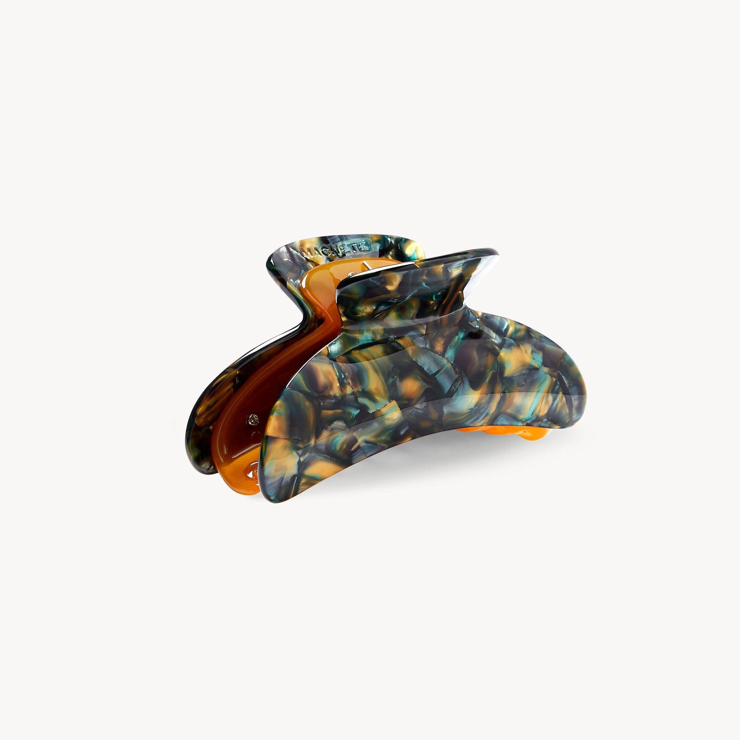 MACHETE Grande Heirloom Claw in Green Tortoise Acetate - Lifestory