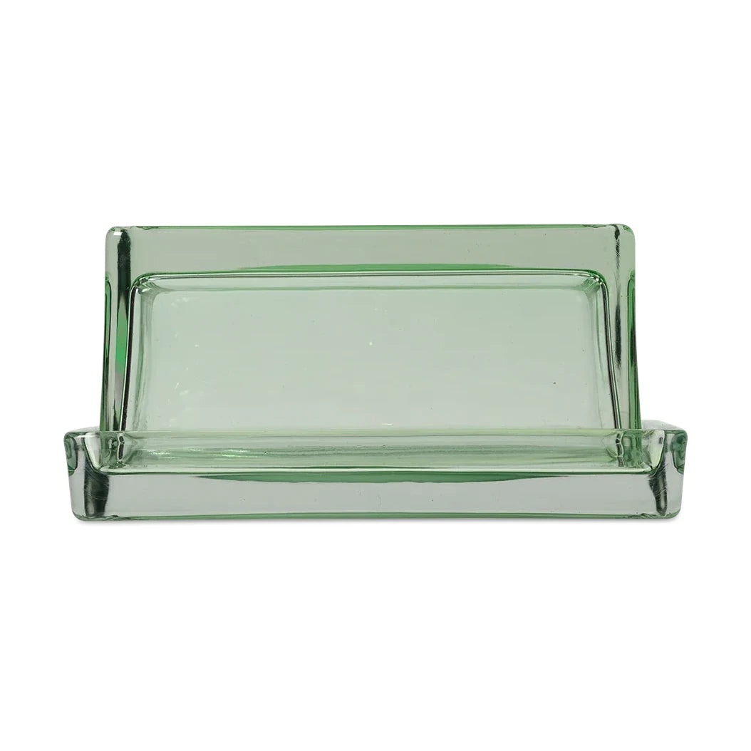 Oli Box | Clear Recycled Glass Butterdish | by ferm Living