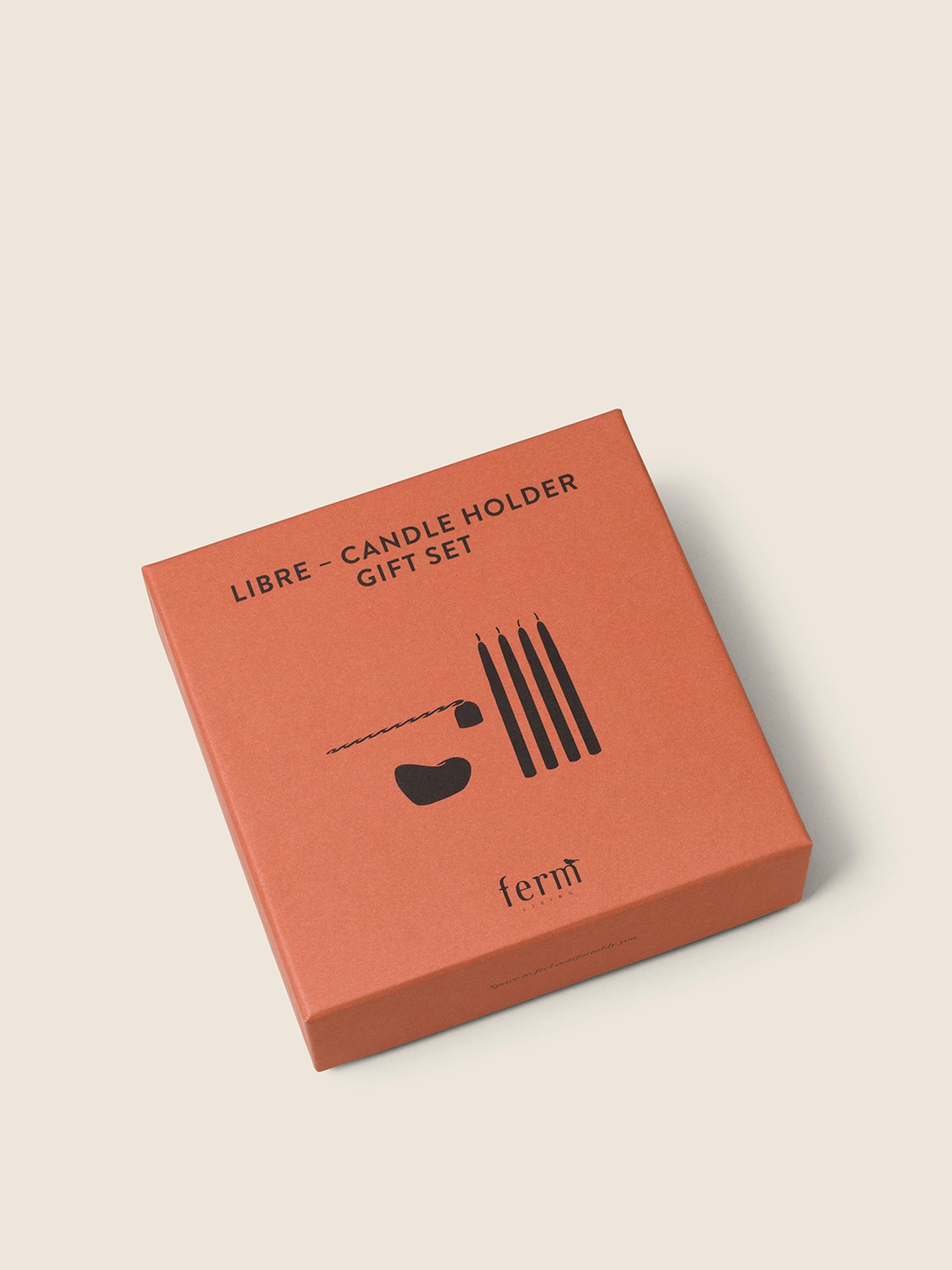 Libre - Candle Holder Gift Set | Ceramic & Brass | by ferm Living - Lifestory - ferm LIVING