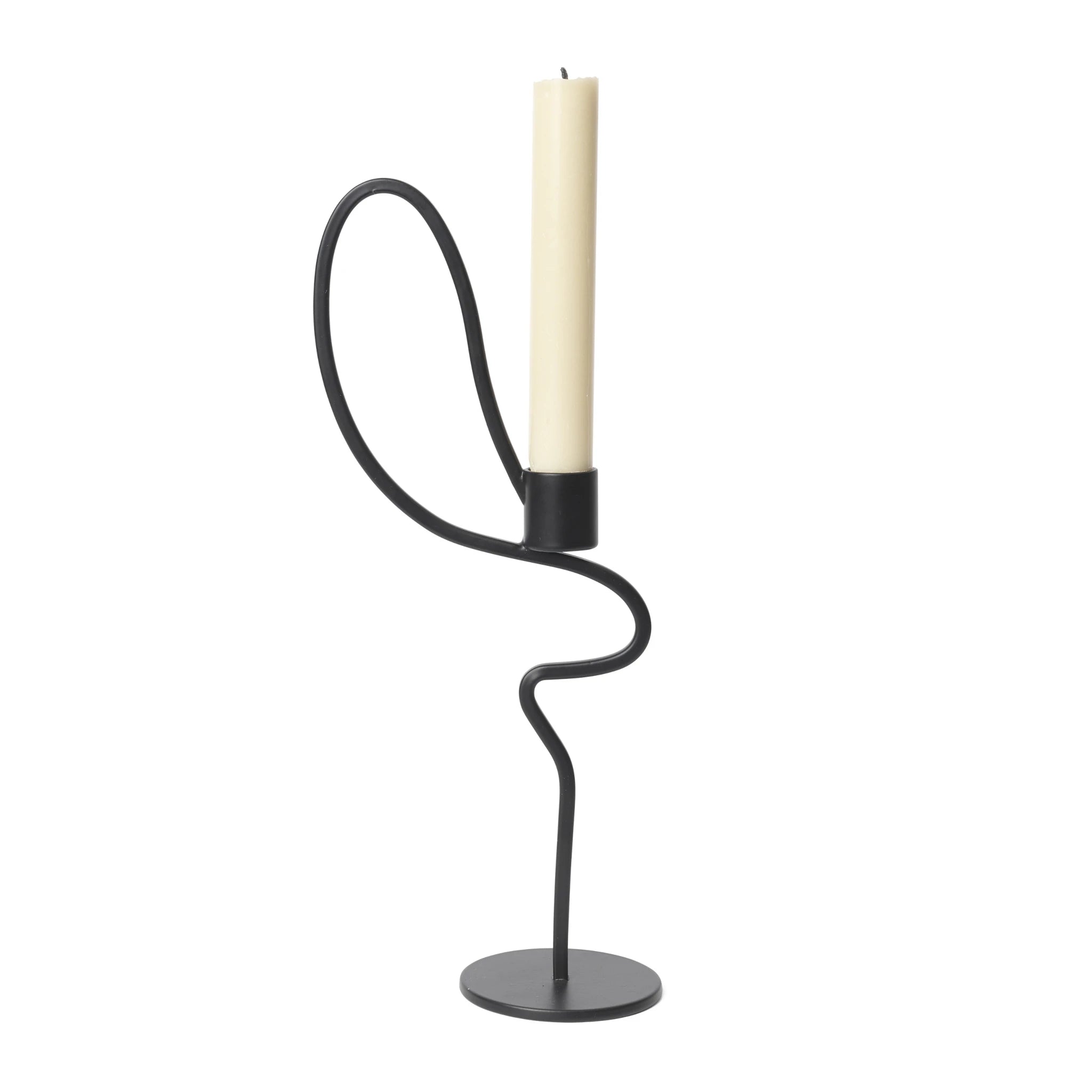 Valse Candle Holders - 2 Styles | Black Iron | by ferm Living - Lifestory