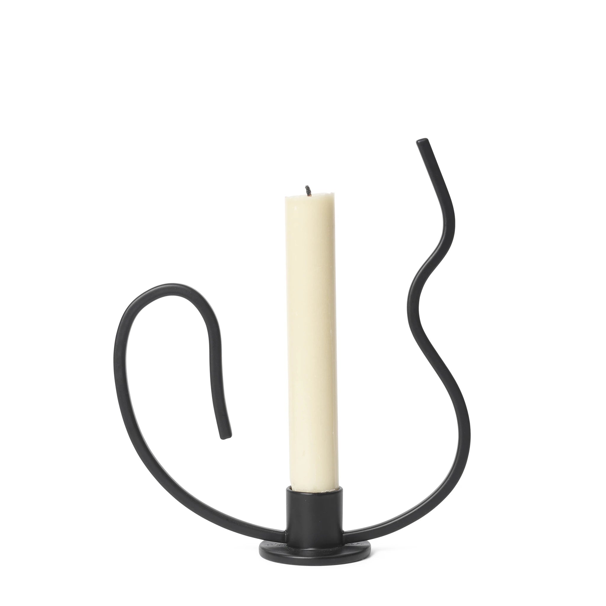 Valse Candle Holders - 2 Styles | Black Iron | by ferm Living - Lifestory
