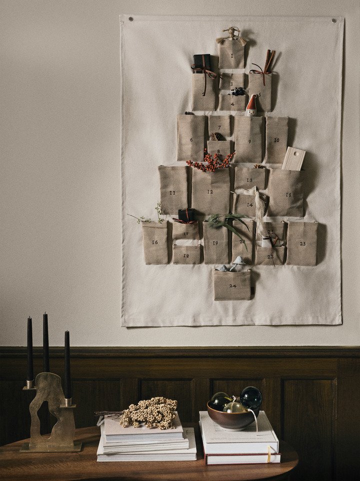 Pine Christmas Calendar - Mini | Natural | by ferm Living - Lifestory