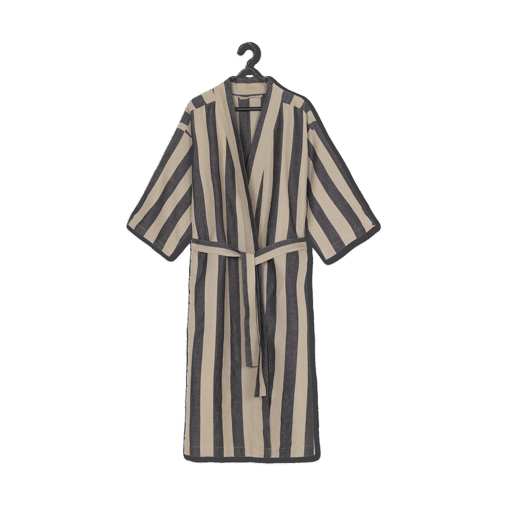 Field Robe | Sand with Black | Unisex | Linen - Cotton | by ferm Living - Lifestory