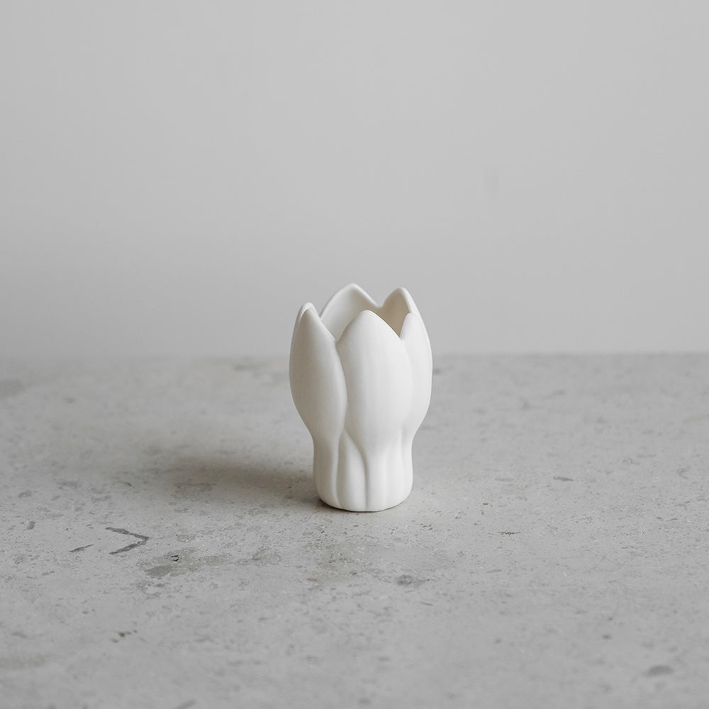 Krokus X-Small Matte White Vase by Fine Little Day - Lifestory