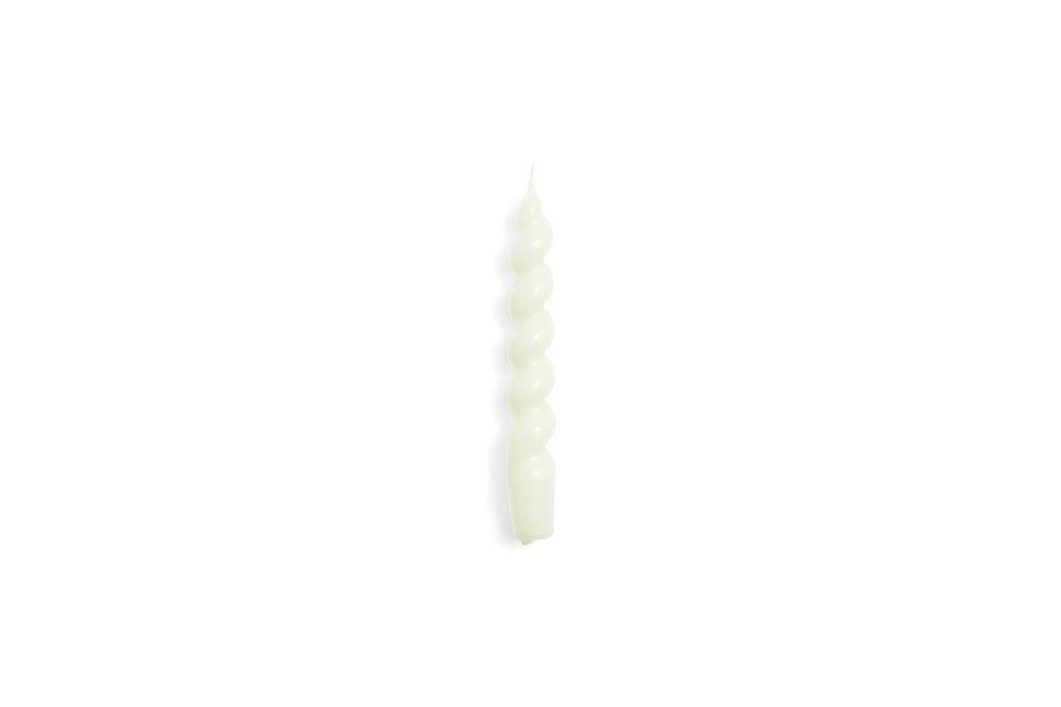 Spiral Candle | Single | Off-White | by HAY - Lifestory