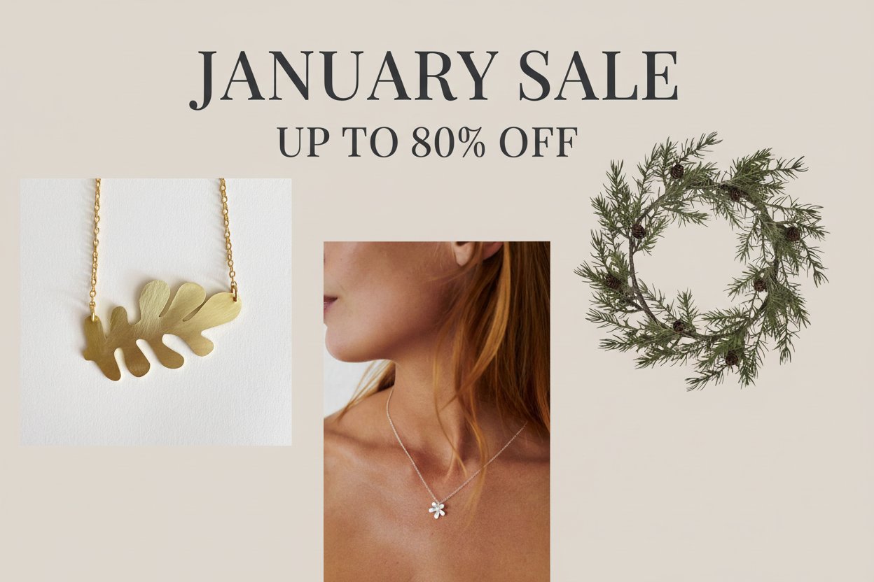 January Sale - Up to 80% Off