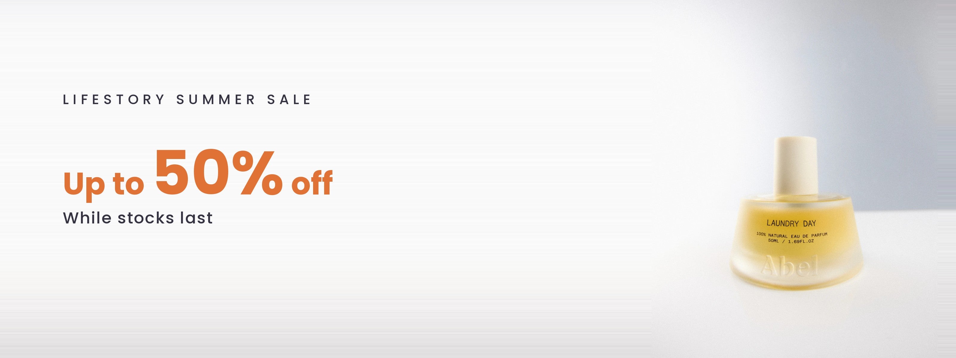 Lifestory summer sale featuring fragrance and self-care