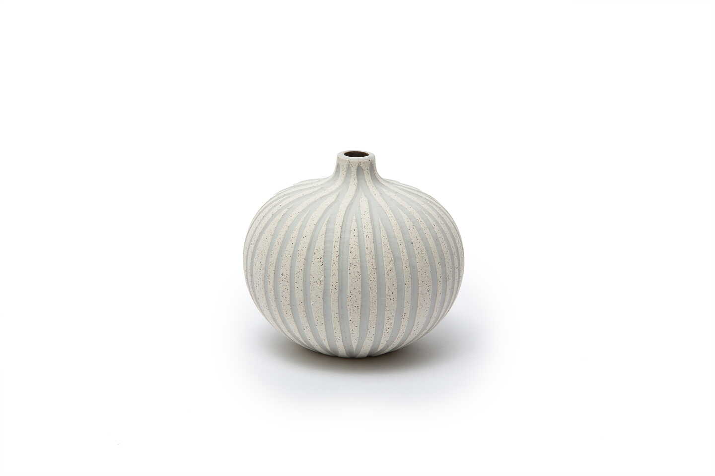 Bari Vase | Small | Sand White Stone Stripe | by Lindform - Lifestory